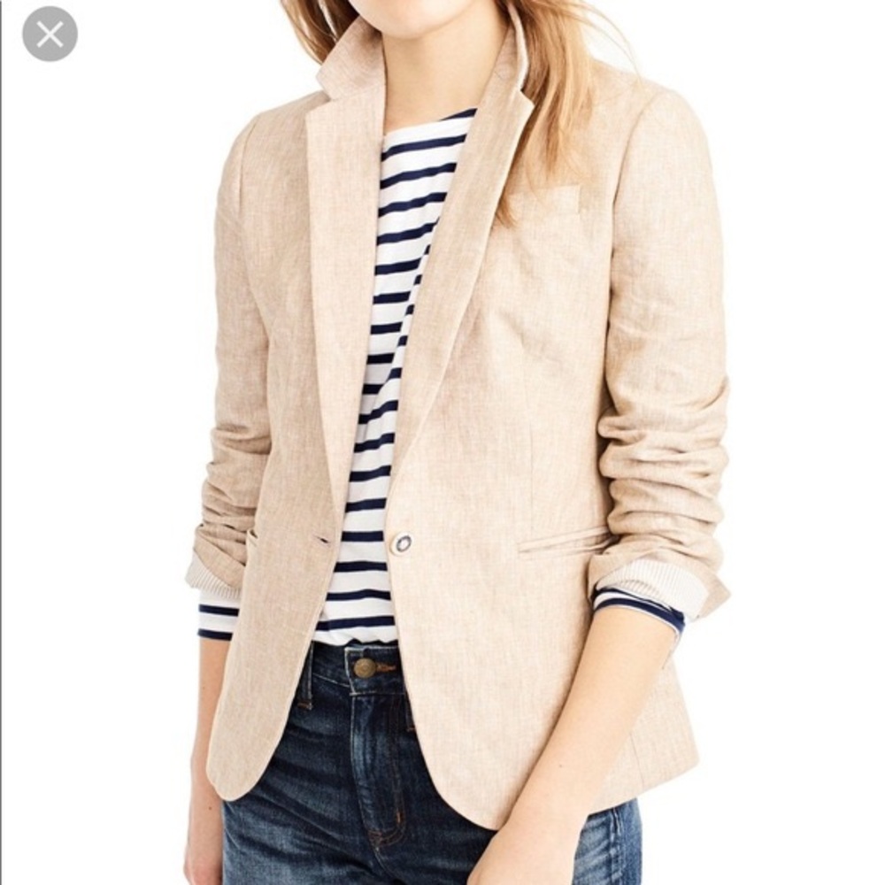 J Crew Campbell Blazer in Tan